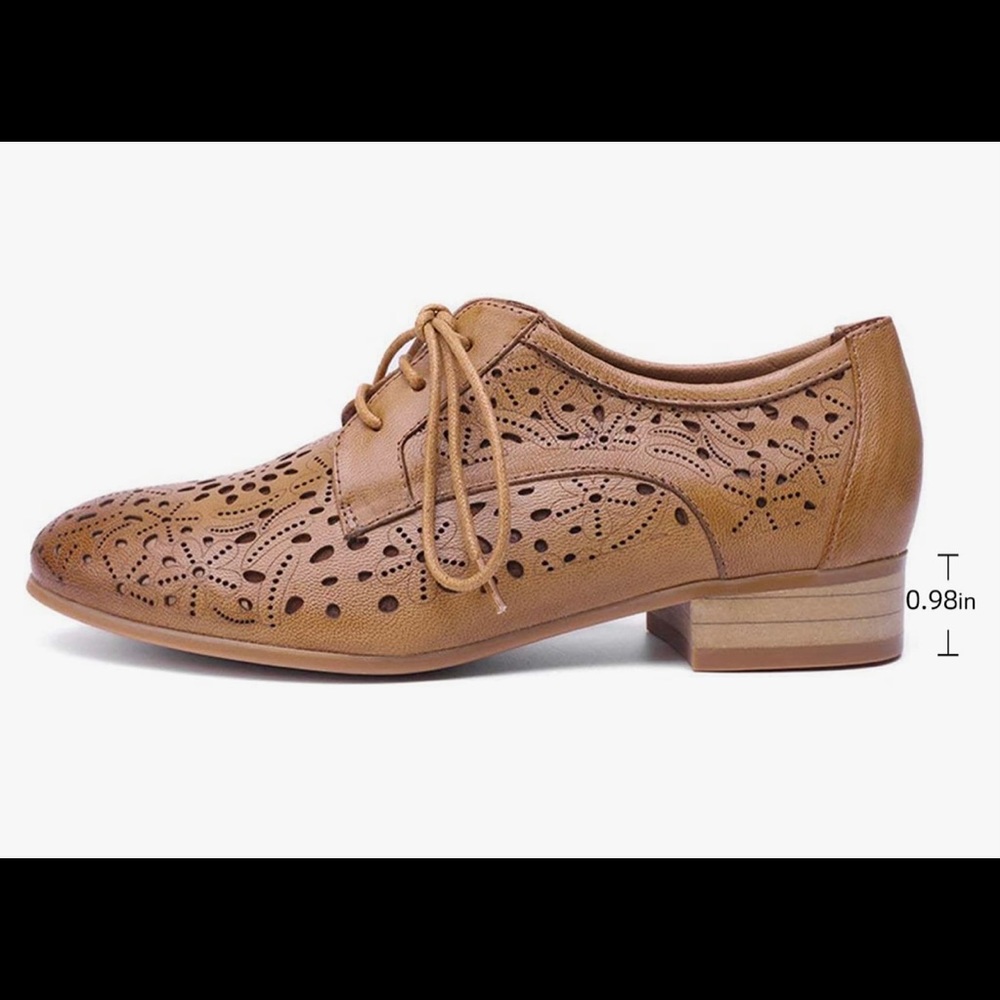 Mona flying Women's Leather Oxfords shoes